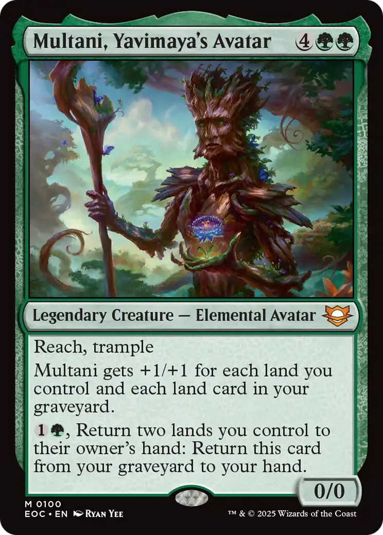 Multani, Yavimaya's Avatar [Edge of Eternities Commander] - Destination Retro