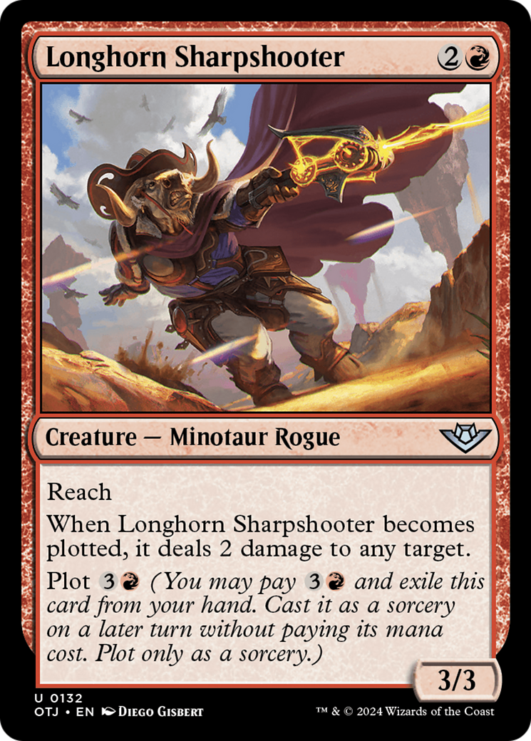 Longhorn Sharpshooter [Outlaws of Thunder Junction] - Destination Retro