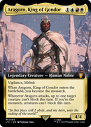Aragorn, King of Gondor (Extended Art) [The Lord of the Rings: Tales of Middle-Earth Commander] - Destination Retro