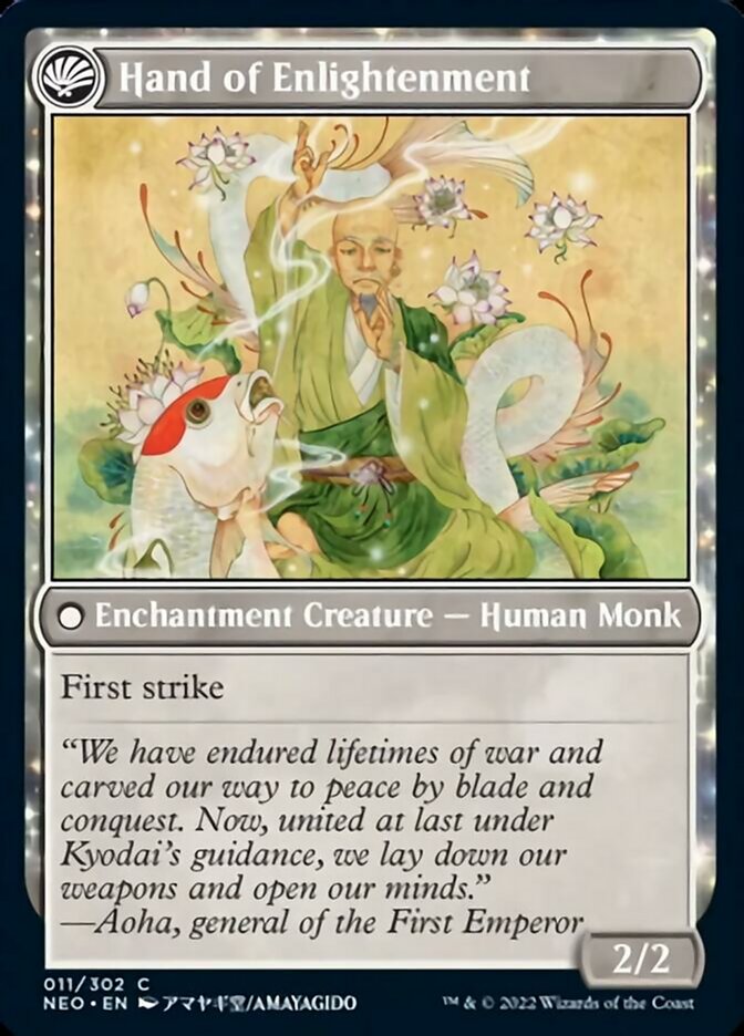 Era of Enlightenment // Hand of Enlightenment [Kamigawa: Neon Dynasty] - Destination Retro