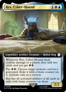Rex, Cyber-Hound (Extended Art) (Surge Foil) [Fallout] - Destination Retro