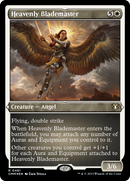 Heavenly Blademaster (Foil Etched) [Commander Masters] - Destination Retro