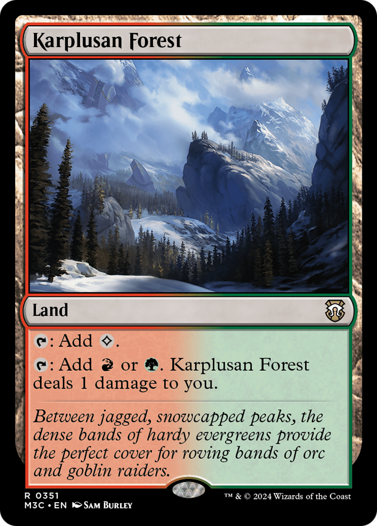 Karplusan Forest (Ripple Foil) [Modern Horizons 3 Commander] - Destination Retro