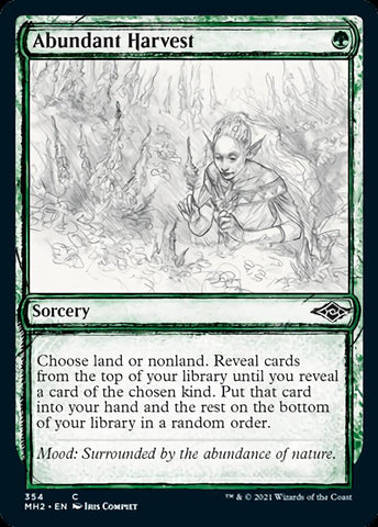 Abundant Harvest (Sketch) [Modern Horizons 2] - Destination Retro