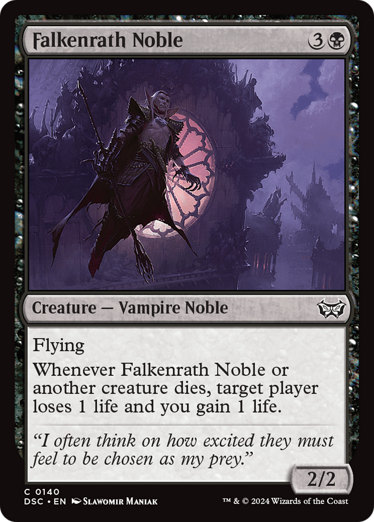Falkenrath Noble [Duskmourn: House of Horror Commander] - Destination Retro
