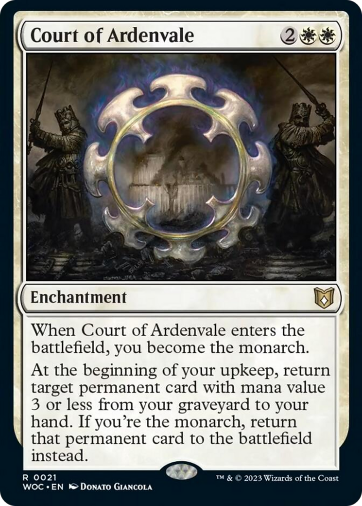 Court of Ardenvale [Wilds of Eldraine Commander] - Destination Retro