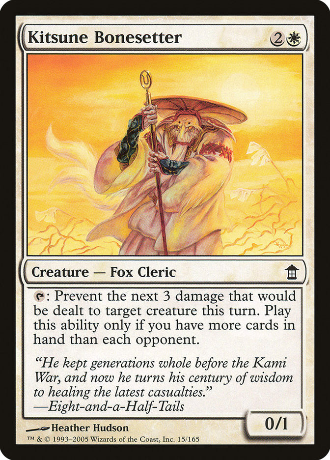 Kitsune Bonesetter [Saviors of Kamigawa] - Destination Retro