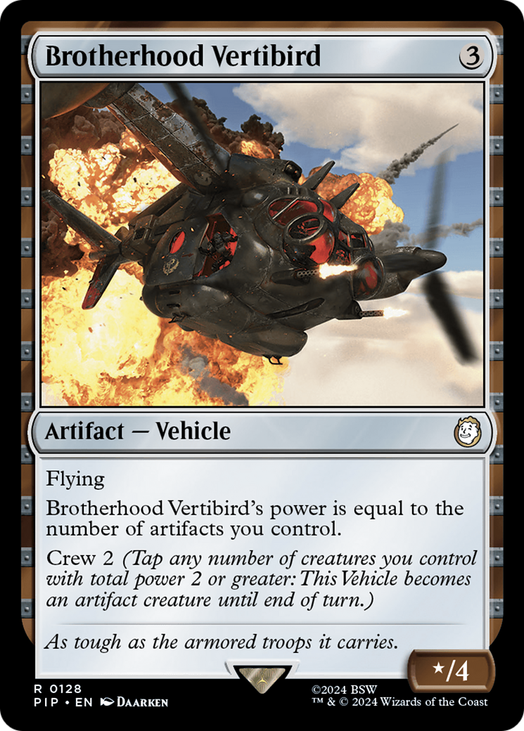 Brotherhood Vertibird [Fallout] - Destination Retro