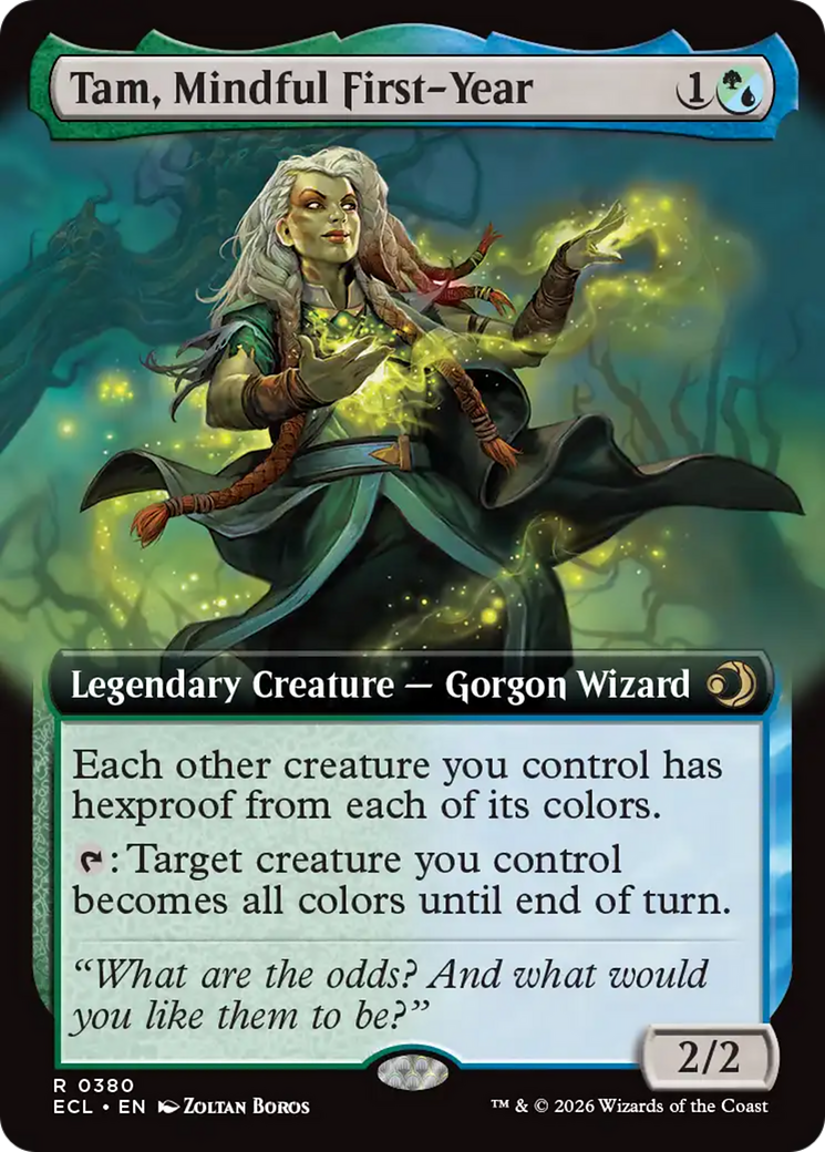 Tam, Mindful First-Year (Extended Art) [Lorwyn Eclipsed] - Destination Retro