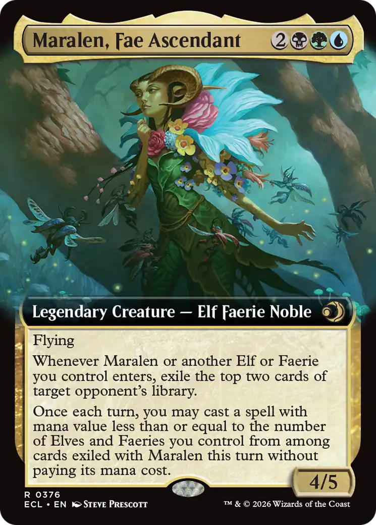 Maralen, Fae Ascendant (Extended Art) [Lorwyn Eclipsed] - Destination Retro