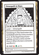 Omenpath to Naya [Mystery Booster 2 Playtest Cards] - Destination Retro