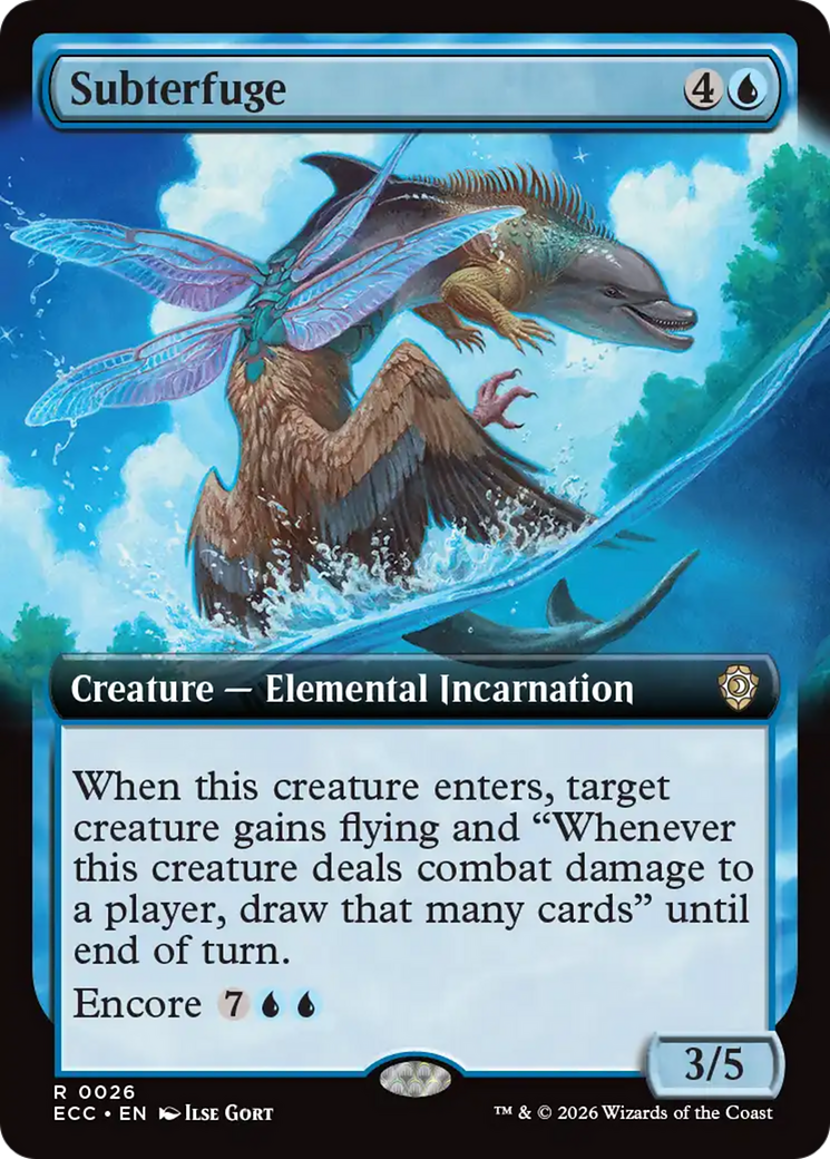 Subterfuge (Extended Art) [Lorwyn Eclipsed Commander] - Destination Retro