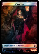 Warrior // Beast (0049) Double-Sided Token (Surge Foil) [Doctor Who Tokens] - Destination Retro