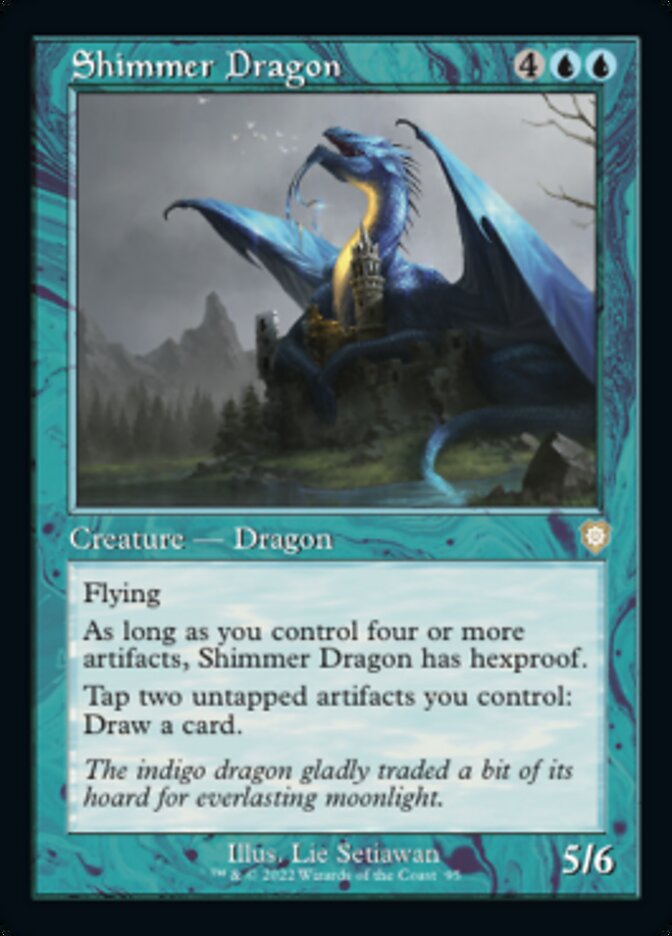 Shimmer Dragon (Retro) [The Brothers' War Commander] - Destination Retro
