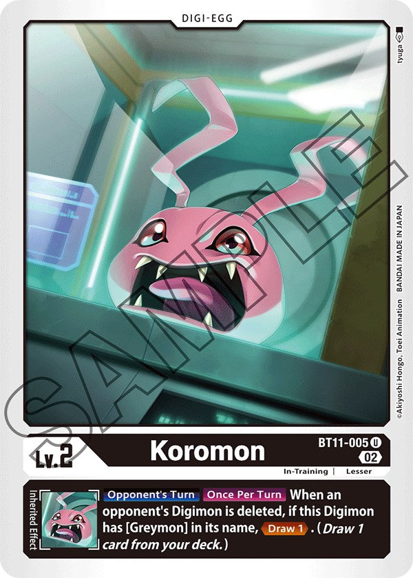 Koromon [BT11-005] [Dimensional Phase] - Destination Retro