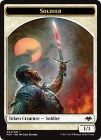Soldier (004) // Golem (018) Double-Sided Token [Modern Horizons Tokens] - Destination Retro