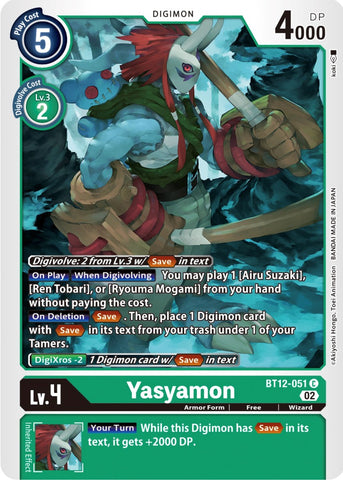 Yasyamon [BT12-051] [Across Time] - Destination Retro
