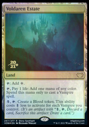 Voldaren Estate [Innistrad: Crimson Vow Prerelease Promos] - Destination Retro