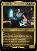 Shaun & Rebecca, Agents (Foil Etched) [Assassin's Creed] - Destination Retro