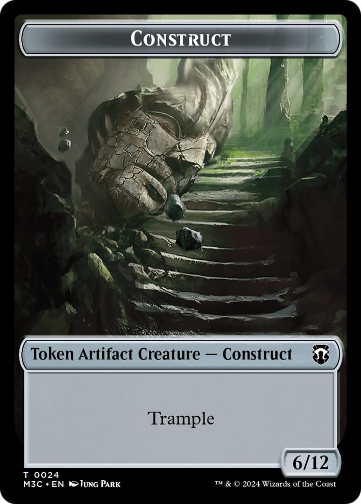 Construct // Myr Double-Sided Token [Modern Horizons 3 Commander Tokens] - Destination Retro