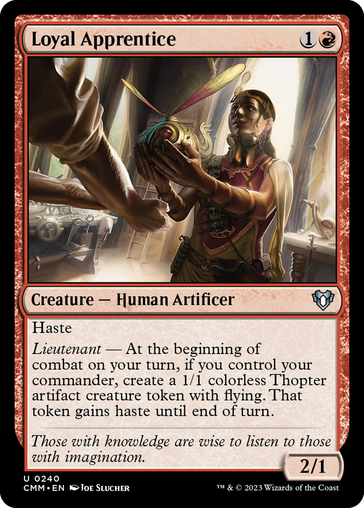 Loyal Apprentice [Commander Masters] - Destination Retro