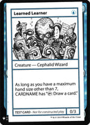 Learned Learner [Mystery Booster Playtest Cards] - Destination Retro