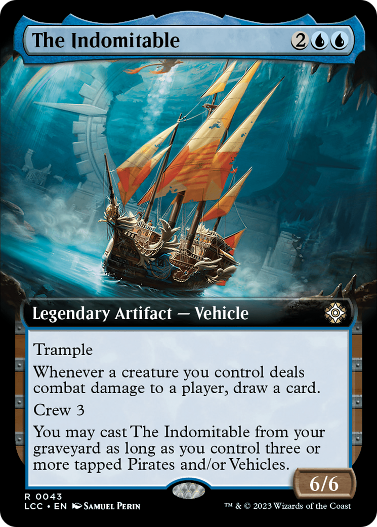 The Indomitable (Extended Art) [The Lost Caverns of Ixalan Commander] - Destination Retro