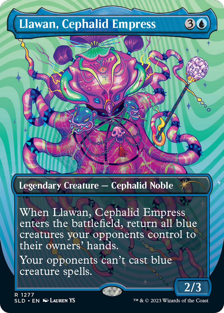 Llawan, Cephalid Empress (Borderless) [Secret Lair Drop Series] - Destination Retro