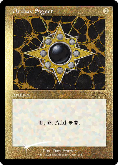Orzhov Signet (Retro) (Foil Etched) [Secret Lair Drop Series] - Destination Retro