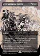 Overwhelming Forces (Textured Foil) [Outlaws of Thunder Junction: Breaking News] - Destination Retro