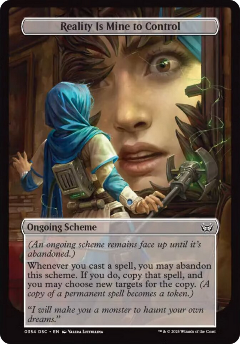 Reality Is Mine to Control (Full Art) [Duskmourn: Archenemy] - Destination Retro