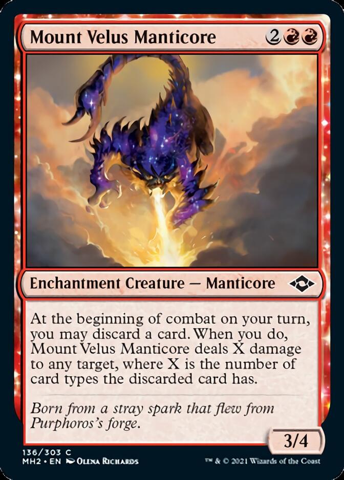 Mount Velus Manticore [Modern Horizons 2] - Destination Retro
