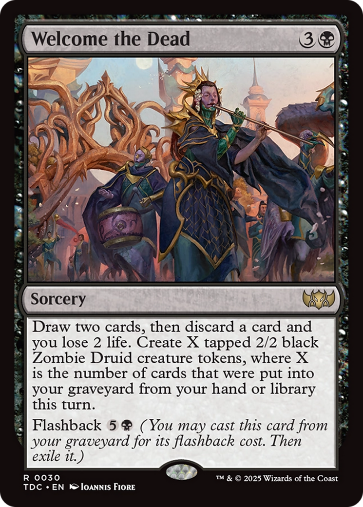 Welcome the Dead [Tarkir: Dragonstorm Commander] - Destination Retro
