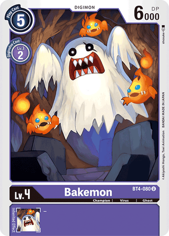 Bakemon [BT4-080] [Great Legend] - Destination Retro