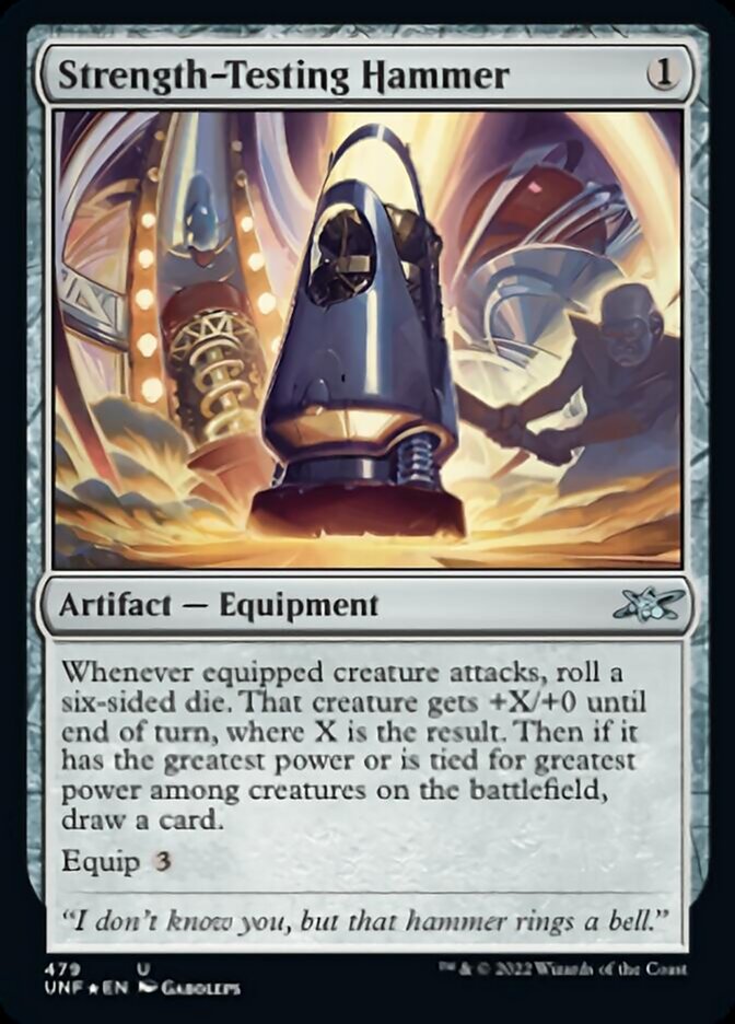 Strength-Testing Hammer (Galaxy Foil) [Unfinity] - Destination Retro
