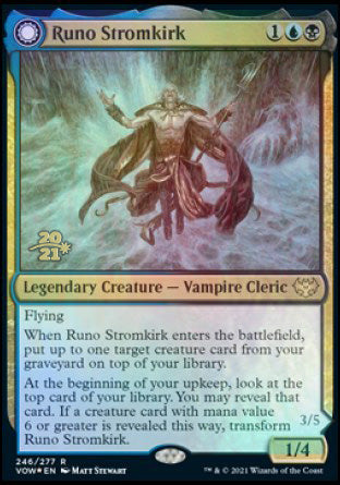 Runo Stromkirk // Krothuss, Lord of the Deep [Innistrad: Crimson Vow Prerelease Promos] - Destination Retro