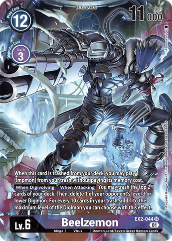 Beelzemon [EX2-044] (Alternate Art) [Digital Hazard] - Destination Retro