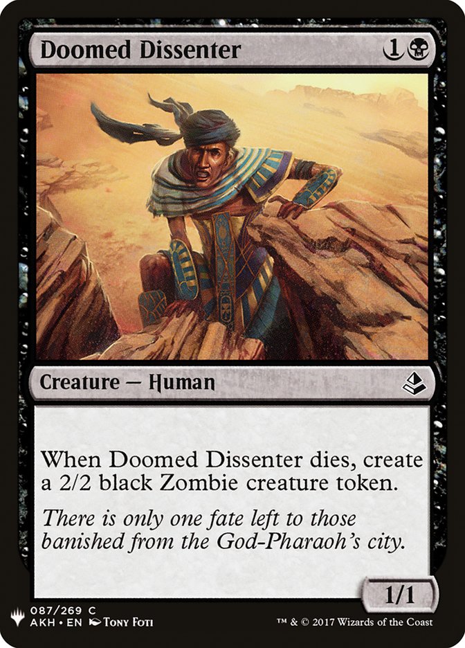 Doomed Dissenter [Mystery Booster] - Destination Retro