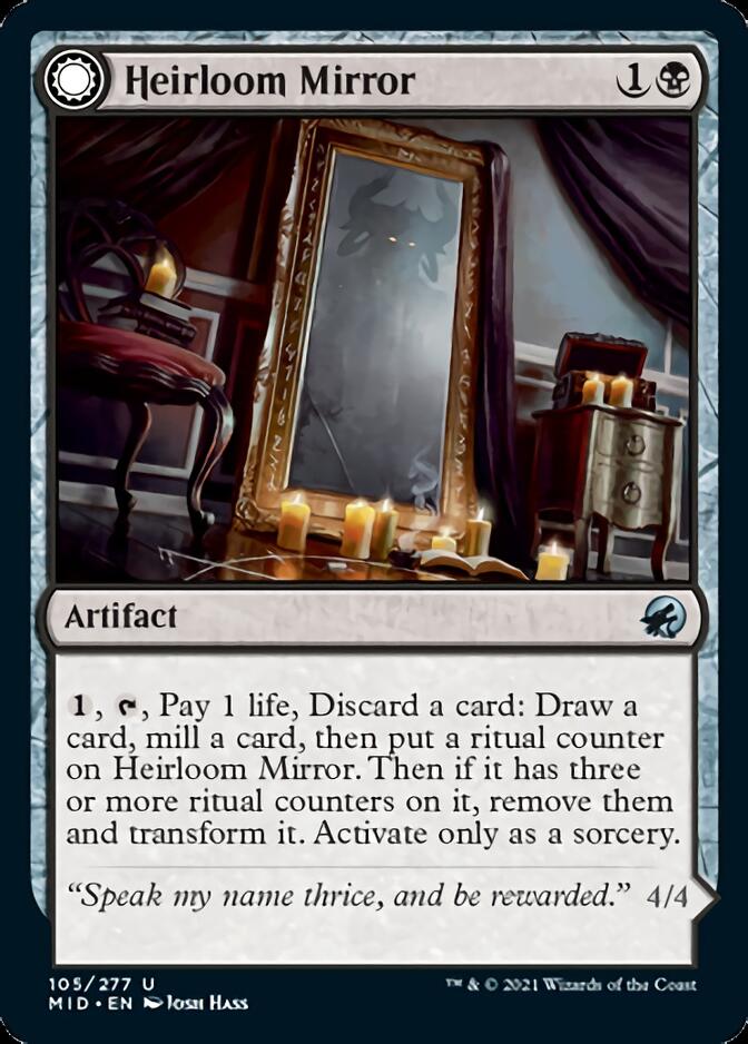 Heirloom Mirror // Inherited Fiend [Innistrad: Midnight Hunt] - Destination Retro