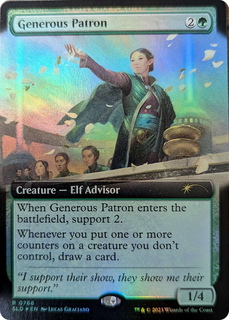 Generous Patron (Extended Art) [Secret Lair Drop Series] - Destination Retro