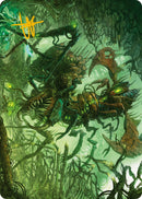 Skyscythe Engulfer Art Card (Gold-Stamped Signature) [Phyrexia: All Will Be One Art Series] - Destination Retro