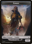 Elemental (02) // Zombie Double-Sided Token [March of the Machine Tokens] - Destination Retro