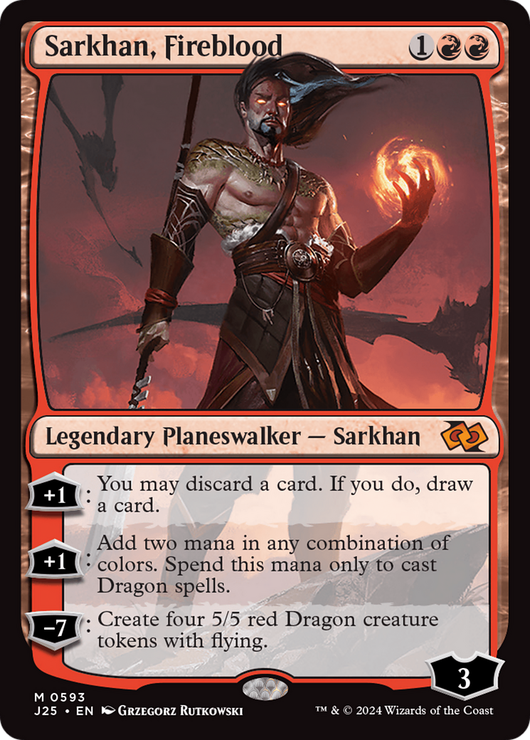 Sarkhan, Fireblood [Foundations Jumpstart] - Destination Retro