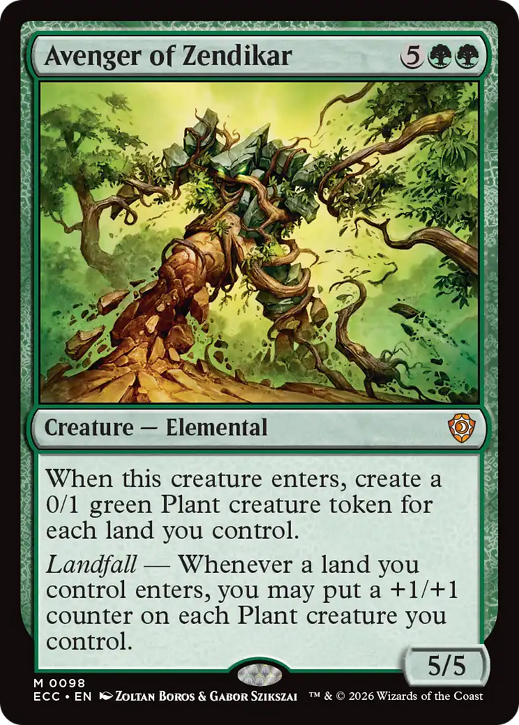 Avenger of Zendikar [Lorwyn Eclipsed Commander] - Destination Retro