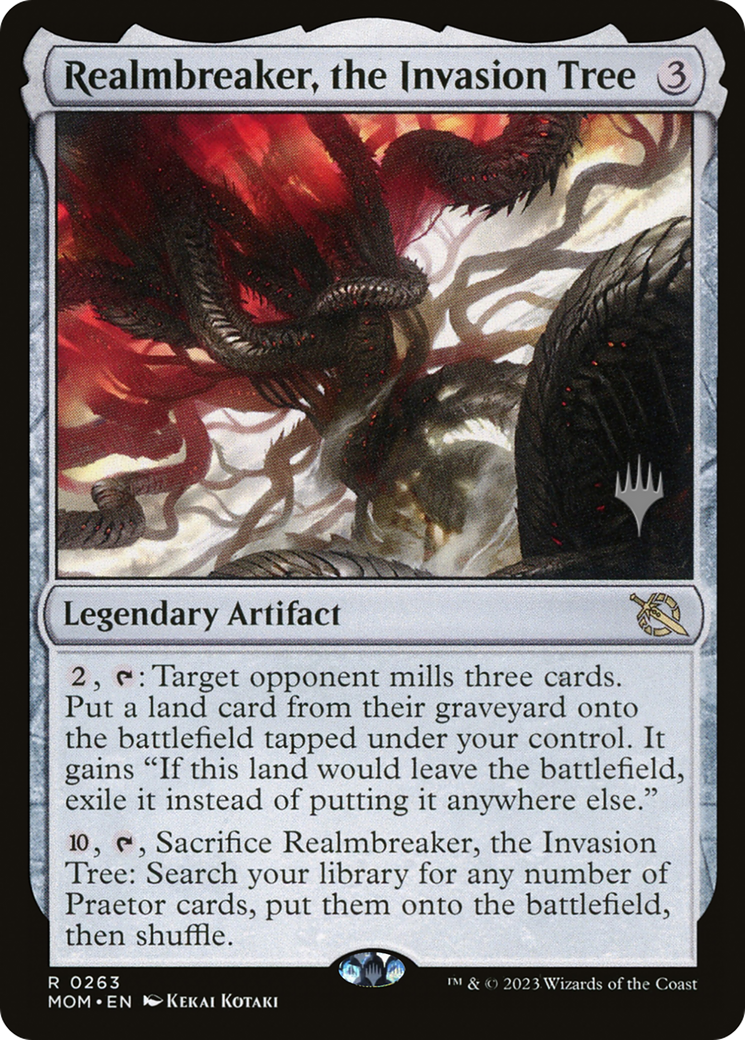 Realmbreaker, the Invasion Tree (Promo Pack) [March of the Machine Promos] - Destination Retro