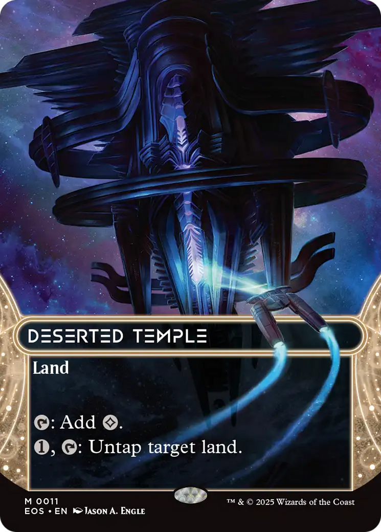 Deserted Temple (0011) (Borderless) [Edge of Eternities: Stellar Sights] - Destination Retro