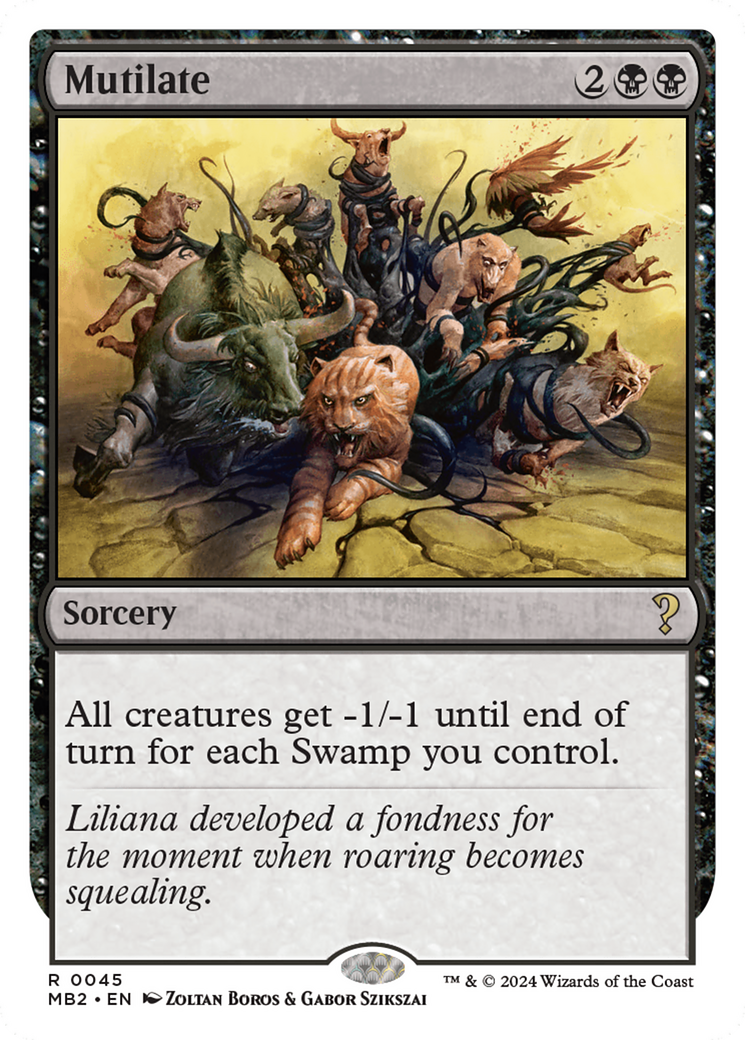 Mutilate (White Border) [Mystery Booster 2] - Destination Retro