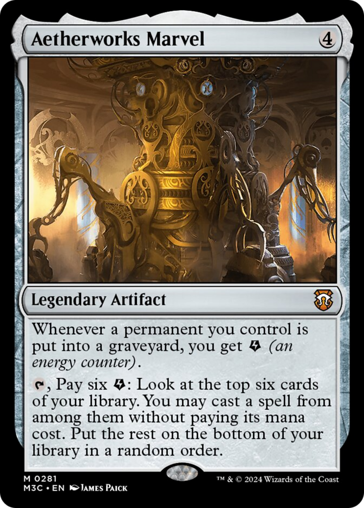 Aetherworks Marvel (Ripple Foil) [Modern Horizons 3 Commander] - Destination Retro