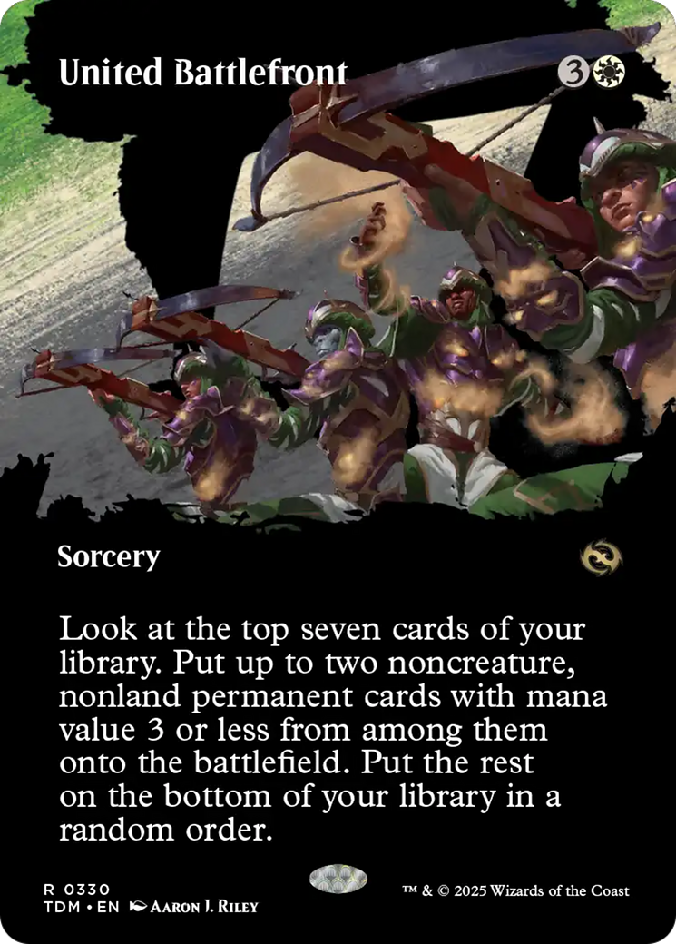 United Battlefront (Borderless) [Tarkir: Dragonstorm] - Destination Retro