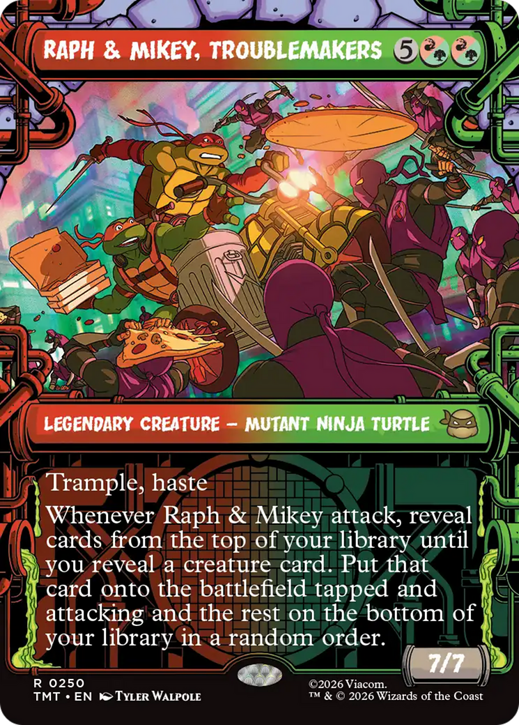 Raph & Mikey, Troublemakers (Showcase) [Teenage Mutant Ninja Turtles] - Destination Retro